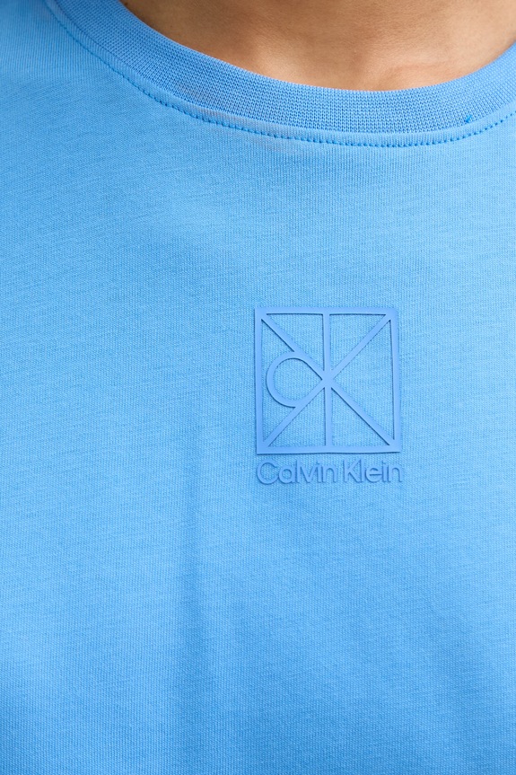 Calvin Klein T-shirt γυναικείο βαμβακερό LV044G200G μπλε