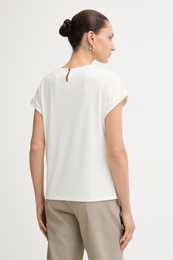 Odzież Calvin Klein T-shirt damski LV044G221G beżowy