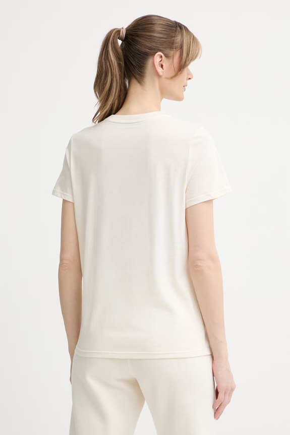 Odzież DKNY T-shirt damski bawełniany DP6T1733 beżowy
