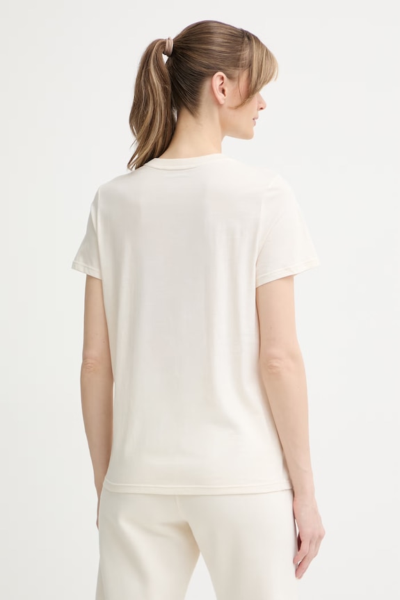 Odzież DKNY T-shirt damski bawełniany DP6T1733 beżowy