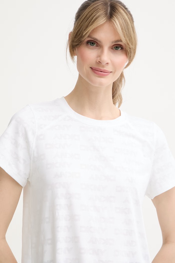 DKNY T-shirt damski biały DP6T1698
