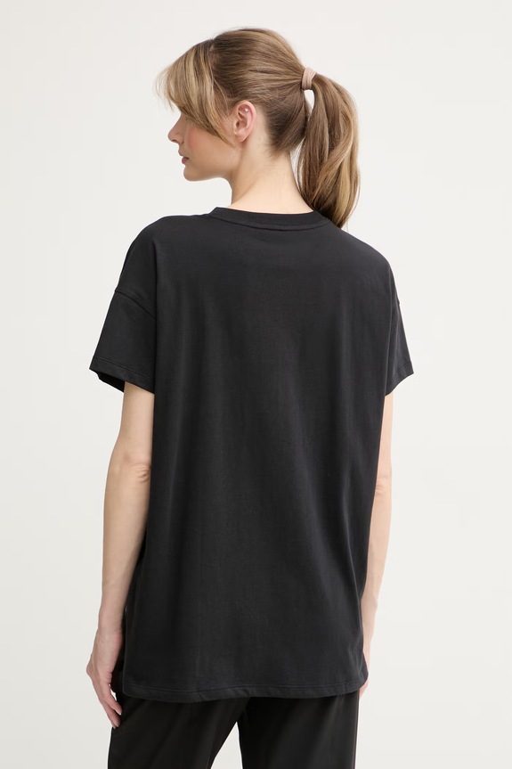 Odzież DKNY T-shirt damski bawełniany DP6T1580 czarny
