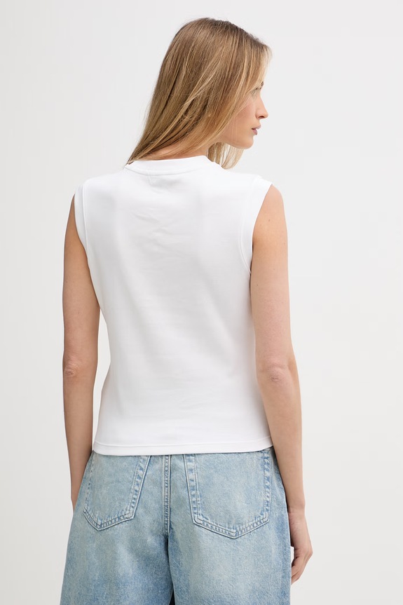 Odzież DKNY top damski bawełniany DJ6T1788 biały