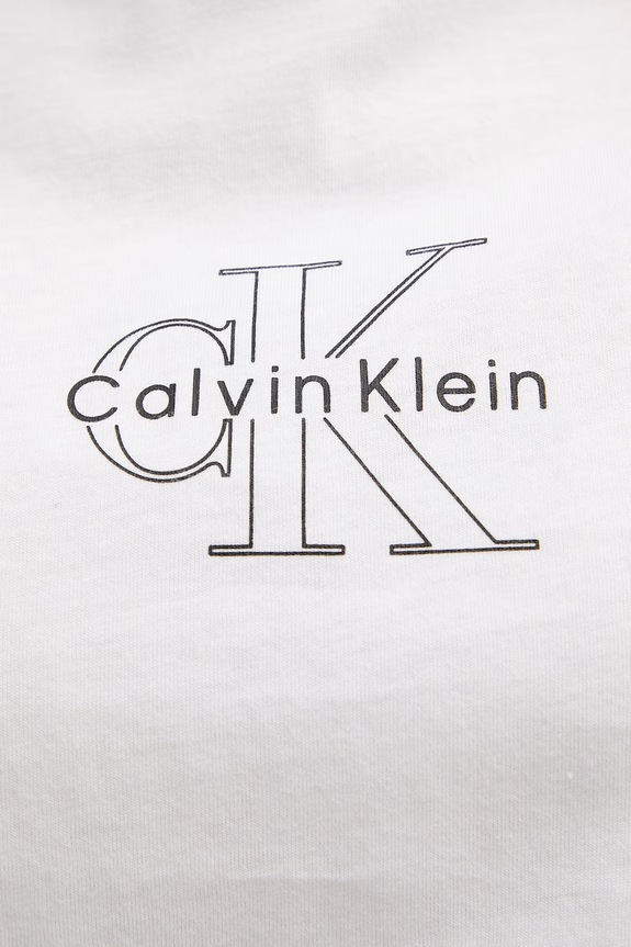 Calvin Klein Jeans t-shirt γυναικείο βαμβακερό LV047G831G λευκό