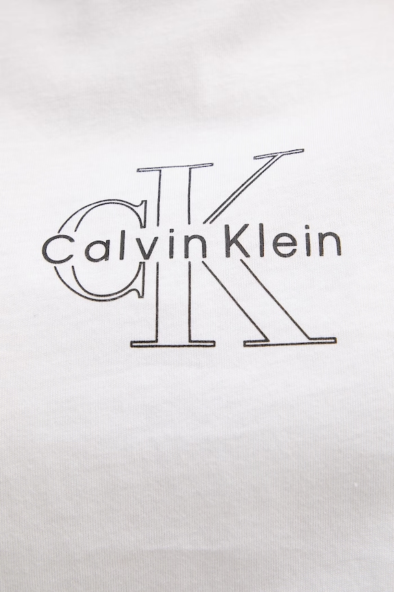 Calvin Klein Jeans tričko dámske bavlnené LV047G831G biela