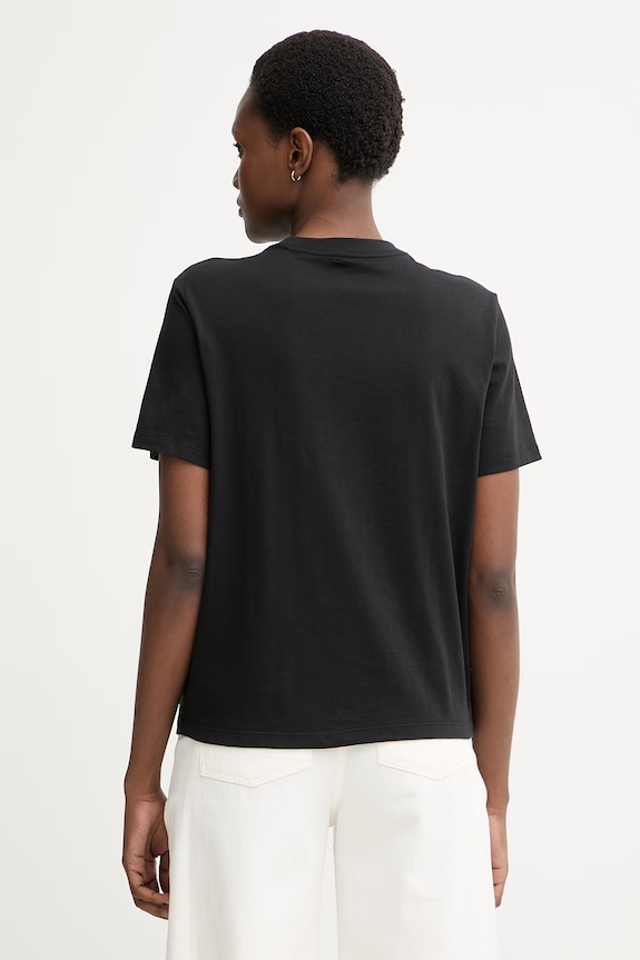 Îmbrăcăminte Calvin Klein Jeans tricou pentru femei din bumbac LV047G831G negru