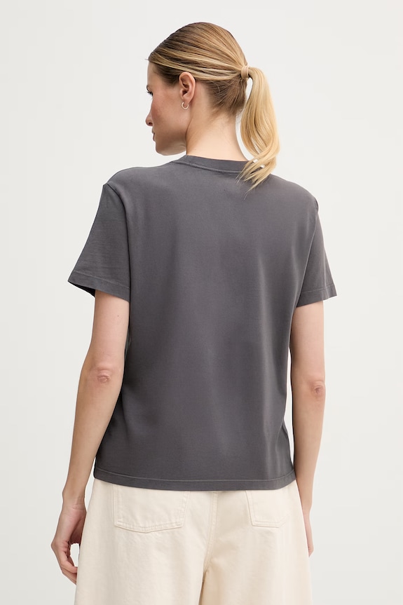 Îmbrăcăminte Calvin Klein Jeans tricou feminin din bumbac LV047G825G gri