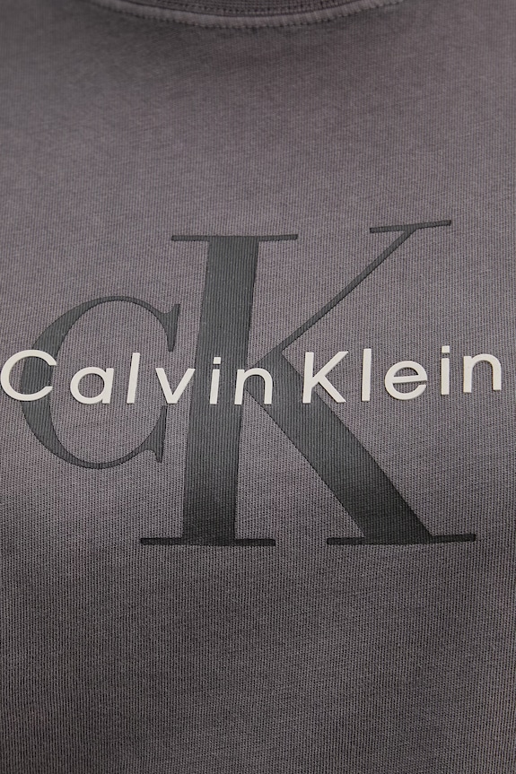 Calvin Klein Jeans tricou feminin din bumbac LV047G825G gri