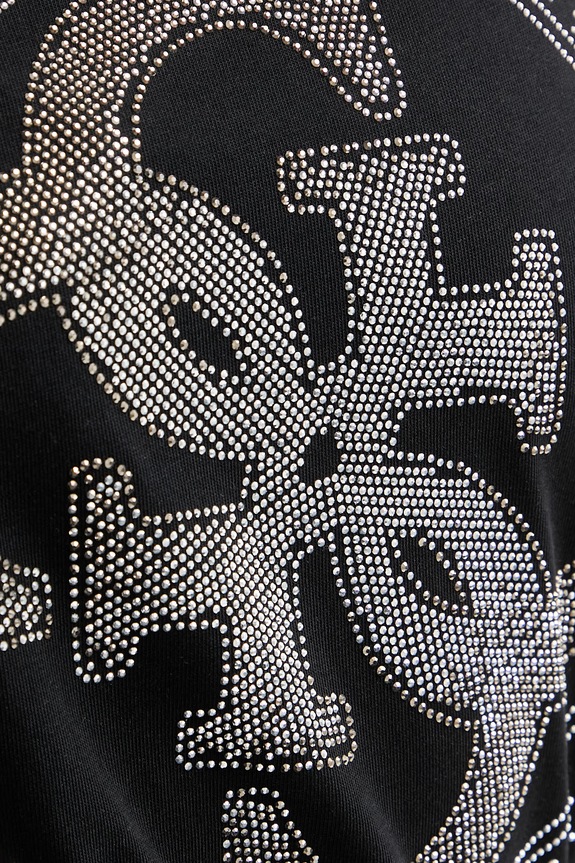 Guess t-shirt γυναικείο βαμβακερό W6YI18.K4331 μαύρο