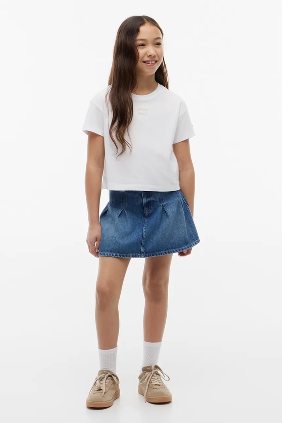 Tommy Hilfiger T-shirt dziecięcy bawełniany biały KG0KG09488.9BY2