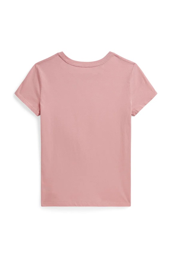 Polo Ralph Lauren kratka majica otroška bombažna 313B20033001 roza AW26