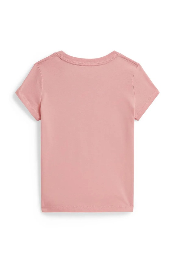 Polo Ralph Lauren kratka majica otroška bombažna 312B20033001 roza AW26