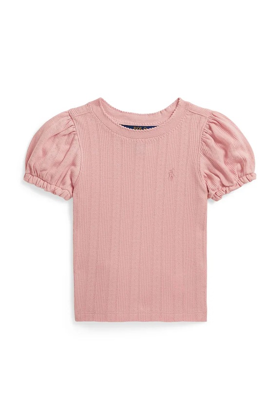 Polo Ralph Lauren kratka majica otroška bombažna roza 312B19944001