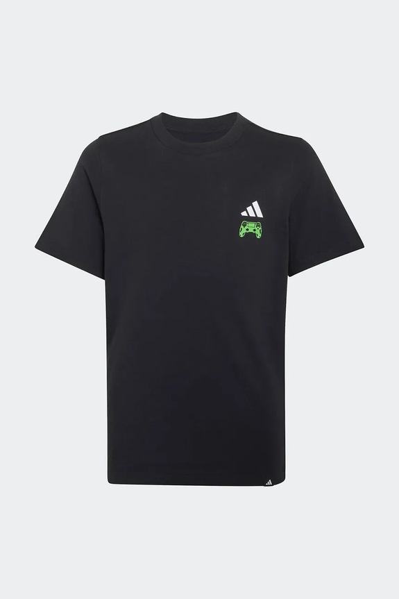 adidas majica za djecu od pamuka crna KE1609