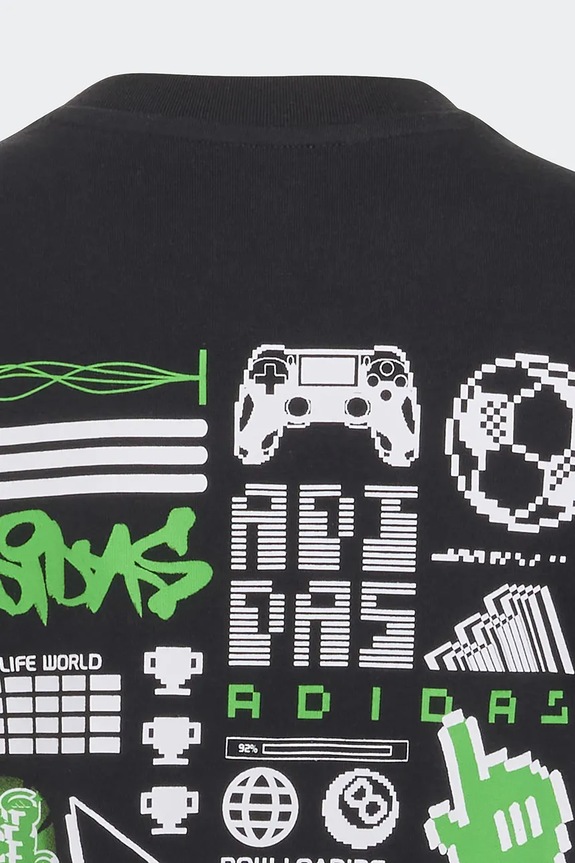 Dječaci adidas majica za djecu od pamuka KE1609 crna