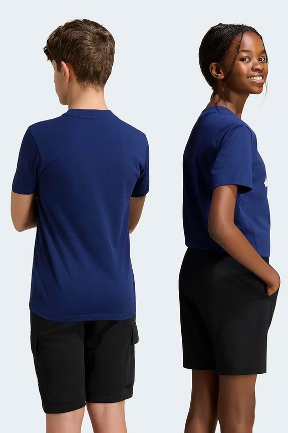 BIMBA adidas t-shirt per bambini in cotone KR1646 blu navy