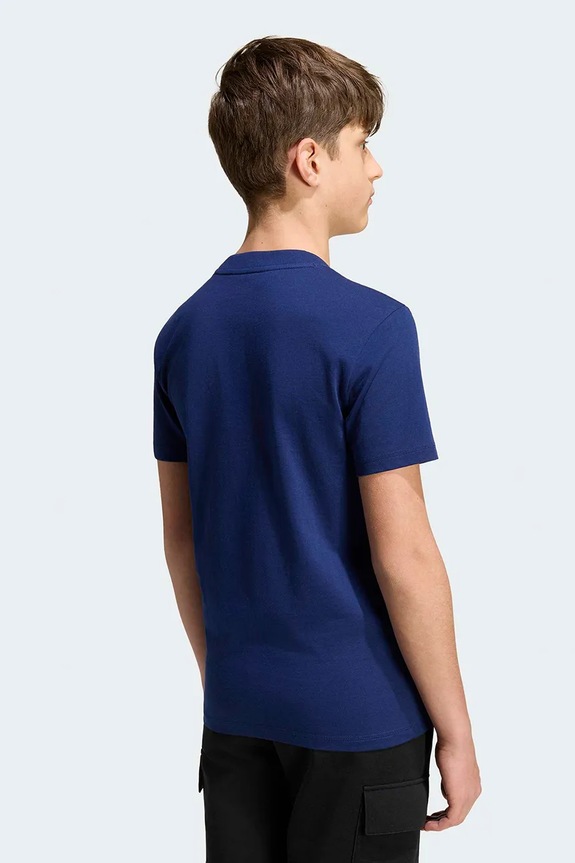 adidas t-shirt per bambini in cotone KR1646 blu navy