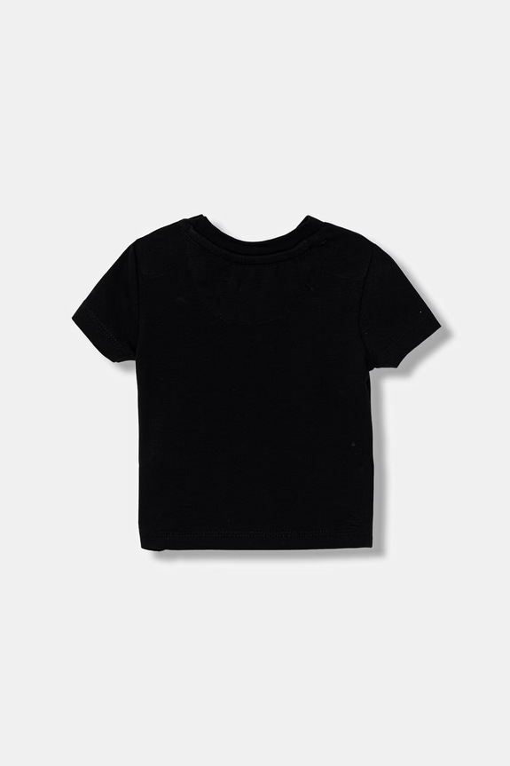 Calvin Klein Jeans t-shirt παιδικό βαμβακερό με ελαστάν LV1CKTJA50.9BY2 μαύρο AW26