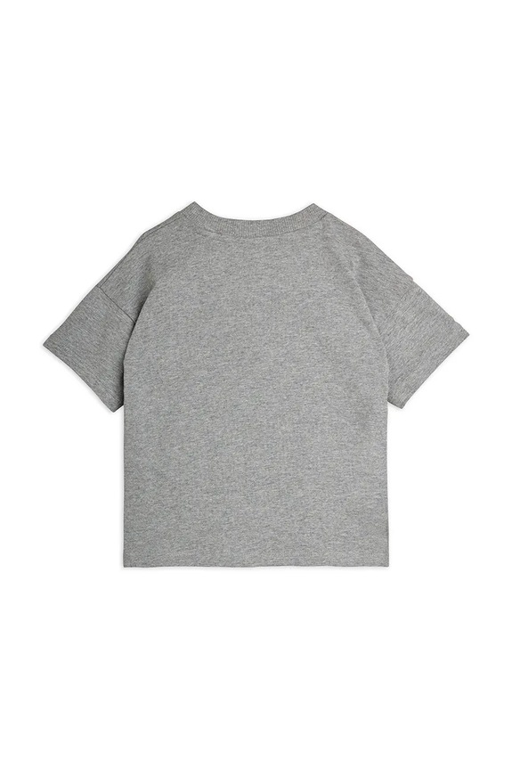Mini Rodini T-shirt dziecięcy bawełniany Panther 11000348 szary AW26
