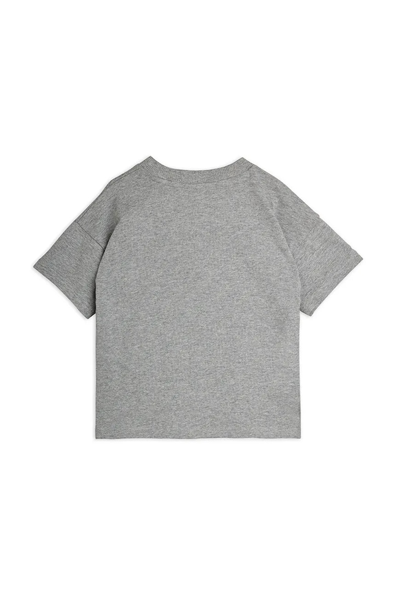 Mini Rodini T-shirt dziecięcy bawełniany Panther 11000348 szary AW26