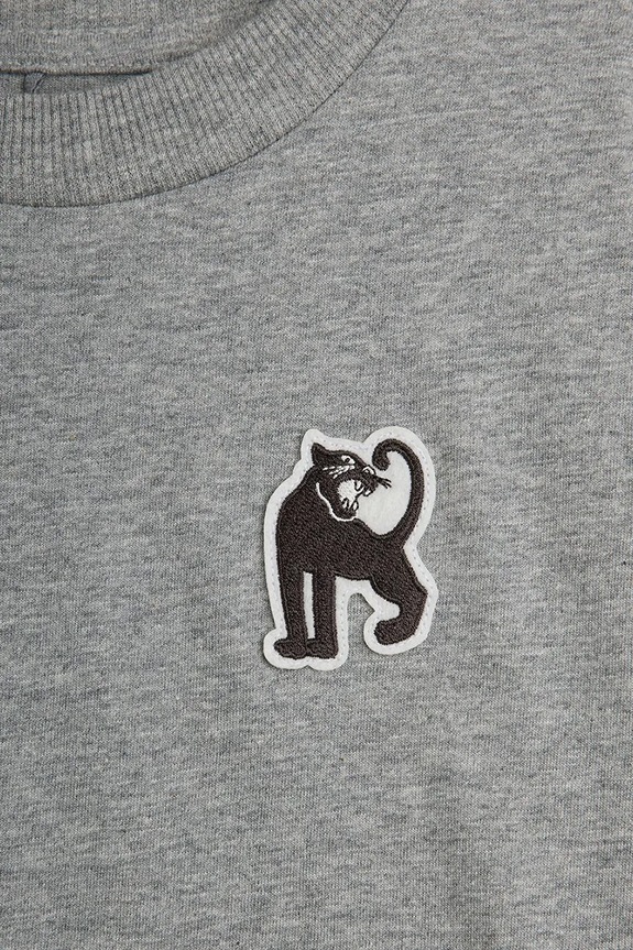 Chłopiec Mini Rodini T-shirt dziecięcy bawełniany Panther 11000348 szary