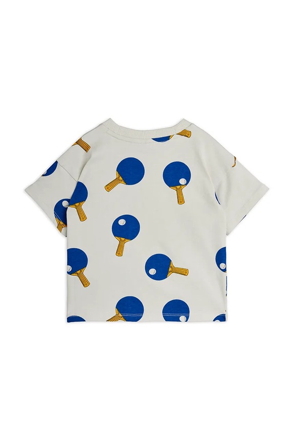 Mini Rodini T-shirt dziecięcy bawełniany Table tennis 26620134 szary AW26
