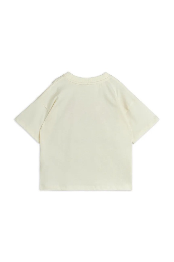 Mini Rodini T-shirt oversize dziecięcy bawełniany Table tennis 26620132 biały AW26