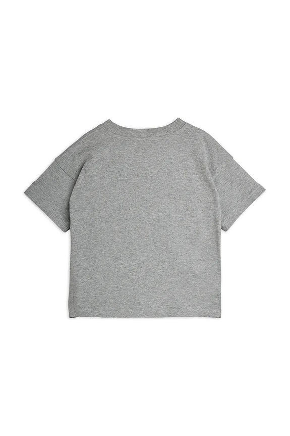 Chłopiec Mini Rodini T-shirt dziecięcy bawełniany Minibabies 26620129 szary