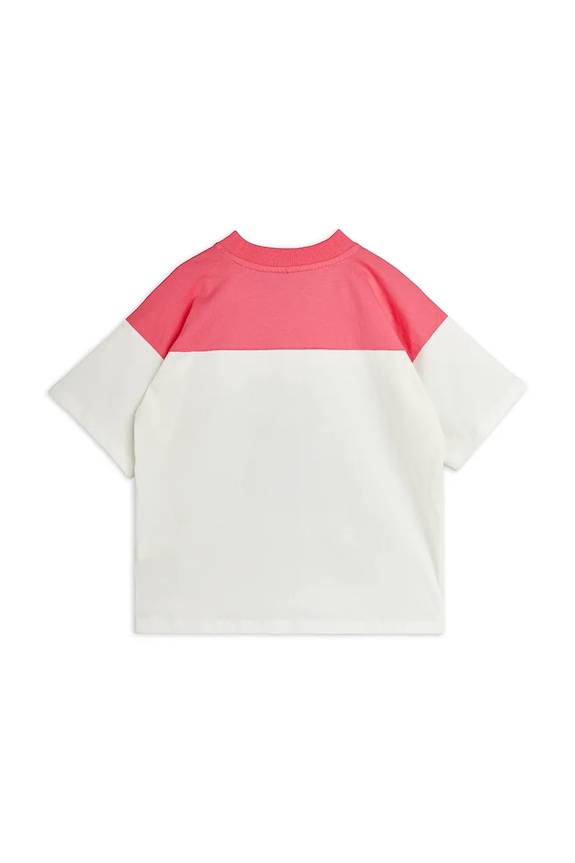Chłopiec Mini Rodini T-shirt dziecięcy bawełniany Cat 26620123 biały