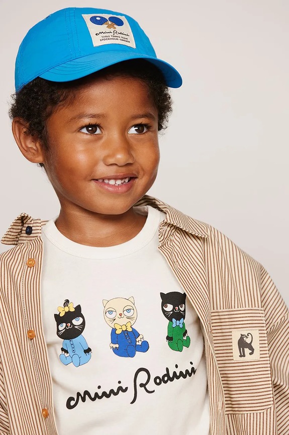 Mini Rodini T-shirt dziecięcy bawełniany Minibabies 26620110