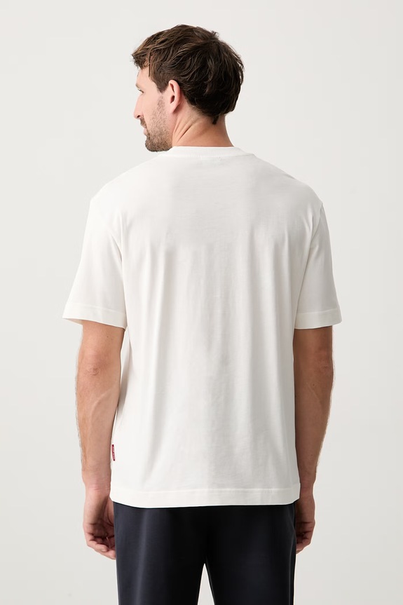 Odzież Joop! T-shirt męski bawełniany 30103417 beżowy