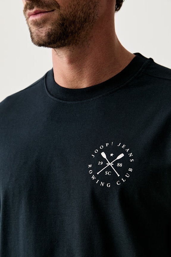 Joop! T-shirt męski bawełniany 30103416 granatowy
