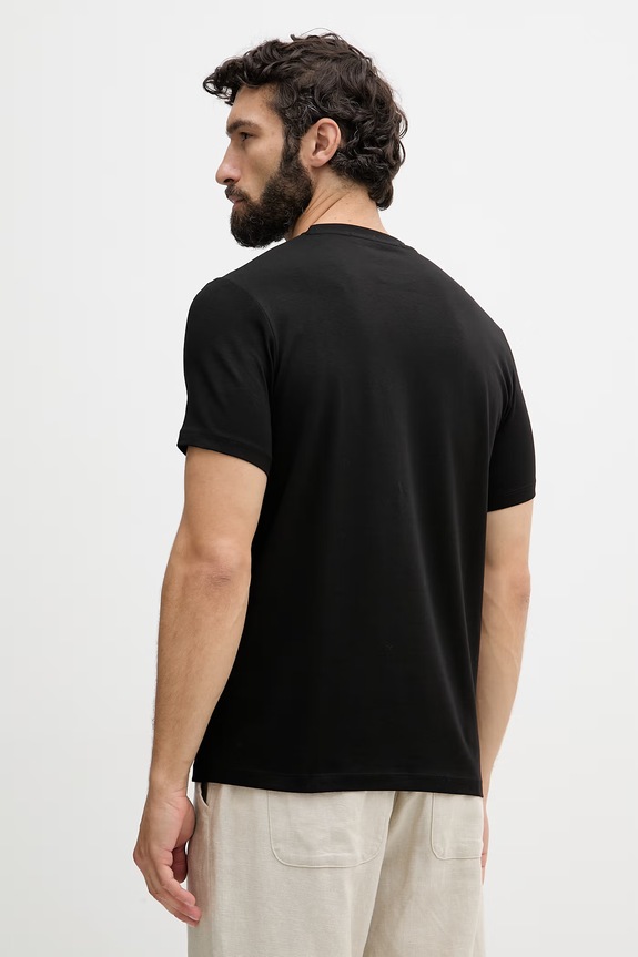 Îmbrăcăminte Karl Lagerfeld tricou pentru bărbați, din bumbac 500235.755780 negru