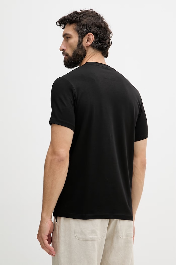 Îmbrăcăminte Karl Lagerfeld tricou pentru bărbați, din bumbac 500235.755780 negru