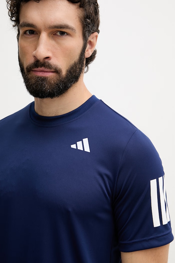 adidas Performance T-shirt sportowy męski TENNIS CLUB granatowy JN5730