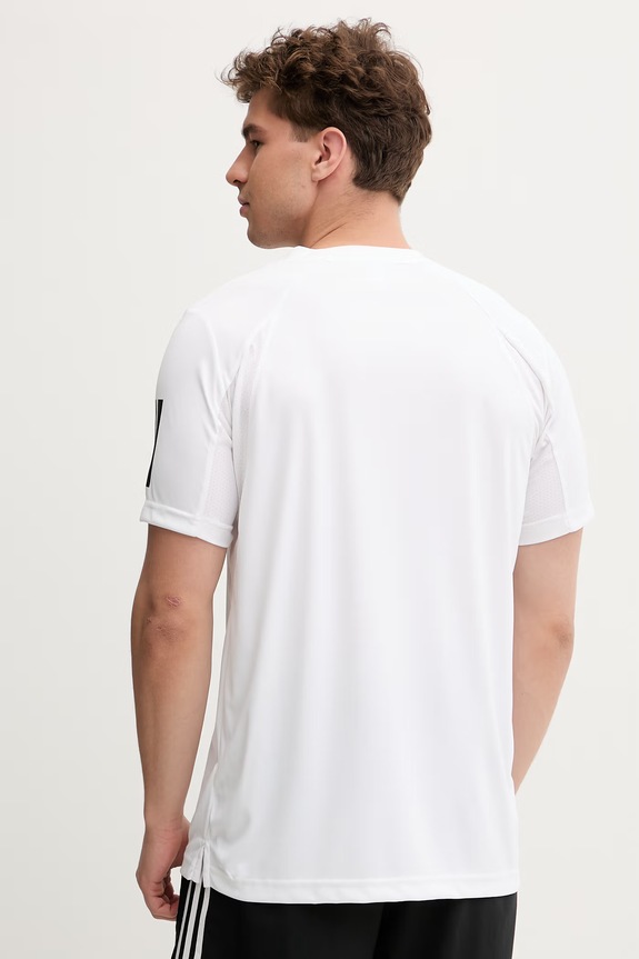 Odjeća adidas Performance sportska majica kratkih rukava za muškarce TENNIS CLUB JE0413 bijela