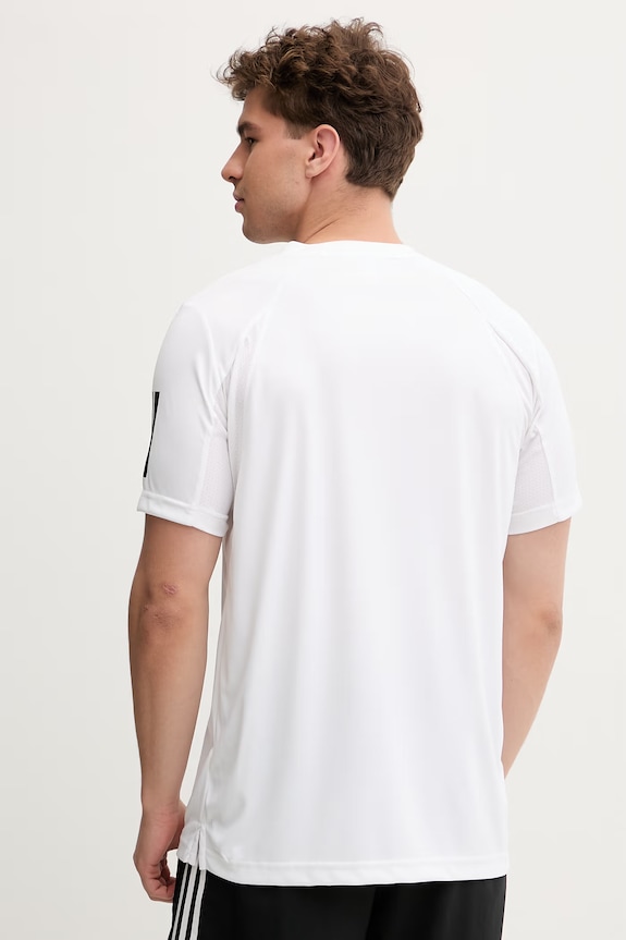 Abbigliamento adidas Performance T-shirt sportivo da uomo TENNIS CLUB JE0413 bianco
