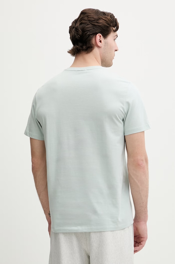 Дрехи Calvin Klein Jeans тениска мъжка от памук LV14RD254G тюркоазен
