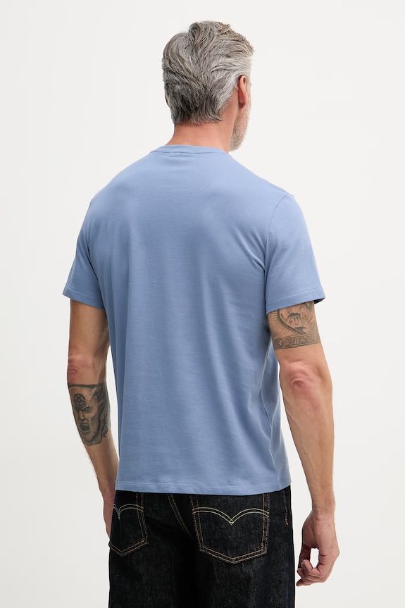 Oblečenie Calvin Klein Jeans tričko pánske bavlnené LV14RD254G modrá
