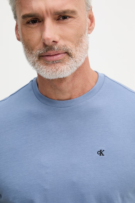 Calvin Klein Jeans tričko pánske bavlnené modrá LV14RD254G