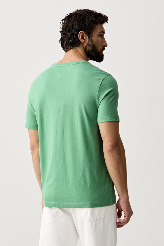 Abbigliamento Tommy Hilfiger t-shirt da uomo in cotone MW0MW39995. verde