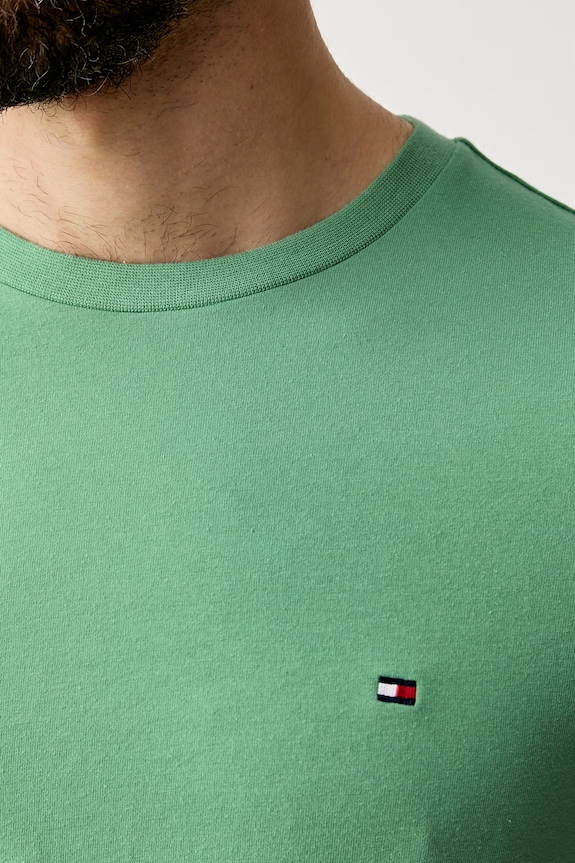 Tommy Hilfiger t-shirt da uomo in cotone MW0MW39995. verde