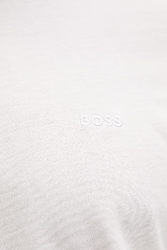 BOSS t-shirt ανδρικό βαμβακερό Thompson 50565995 λευκό
