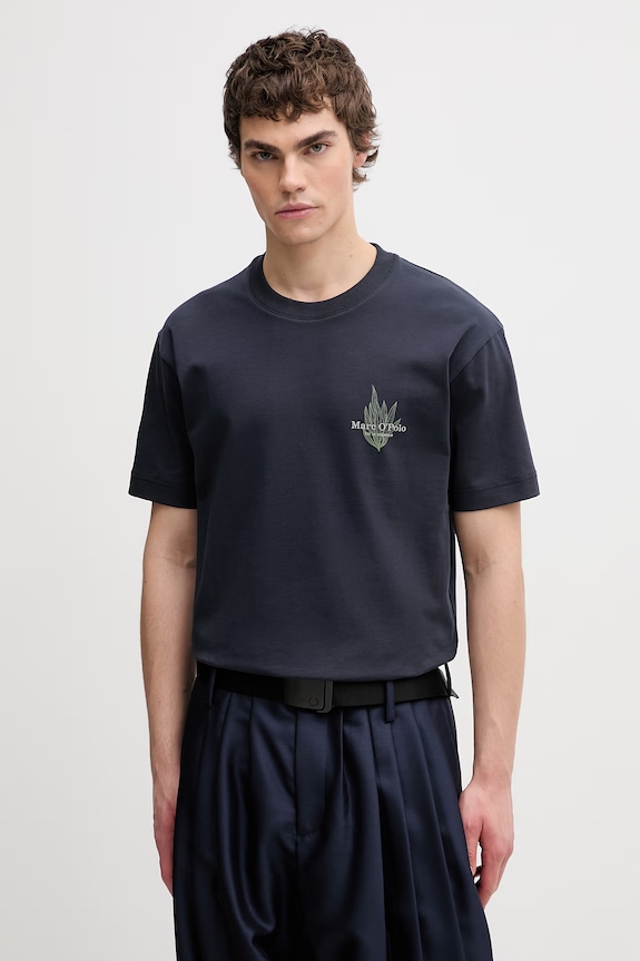 Abbigliamento Marc O'Polo t-shirt da uomo in cotone 5000014277 blu navy