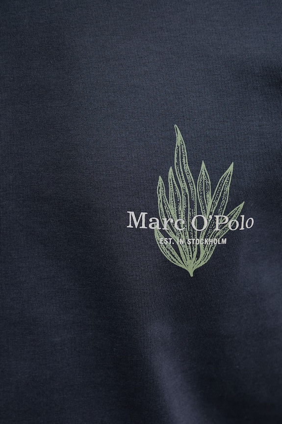 Marc O'Polo t-shirt da uomo in cotone 5000014277 blu navy
