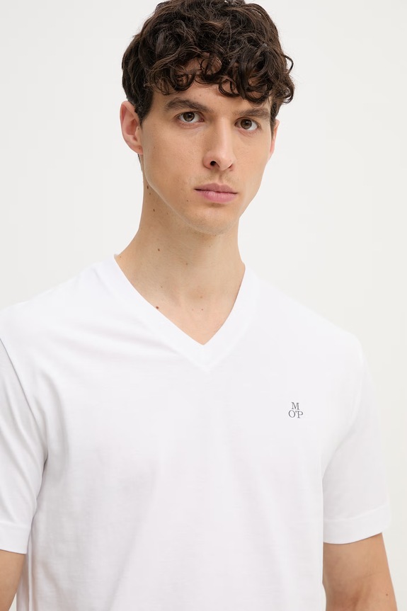 Marc O'Polo T-shirt męski bawełniany biały 5000014267