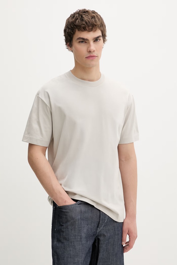 Marc O'Polo T-shirt męski bawełniany szary 5000014265
