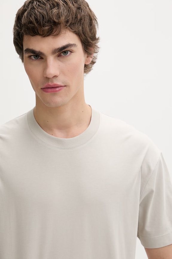 Marc O'Polo T-shirt męski bawełniany szary 5000014265