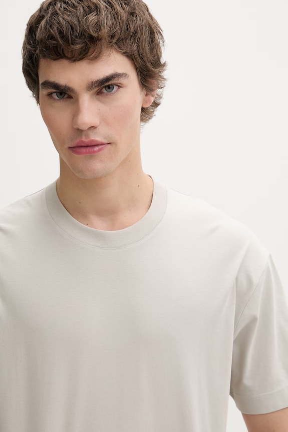 Marc O'Polo T-shirt męski bawełniany szary 5000014265