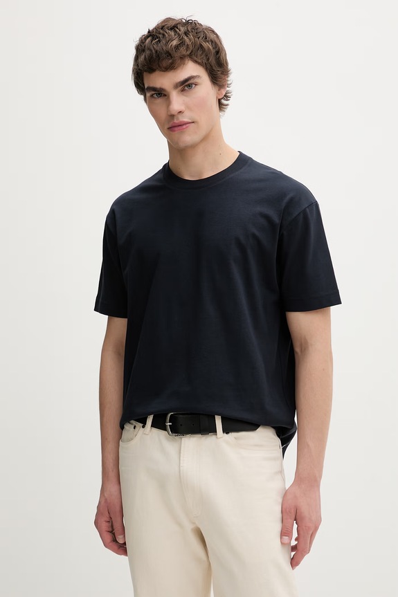 Marc O'Polo T-shirt męski bawełniany granatowy 5000014265